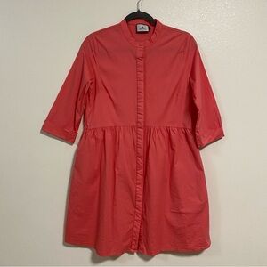 Tuckernuck Coral Long Sleeve Dress